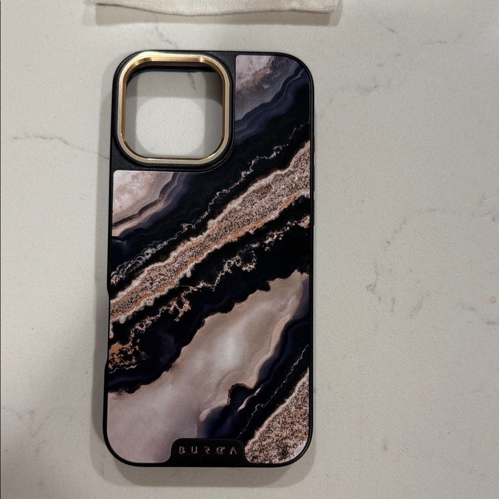 Black and Gold Phone Case